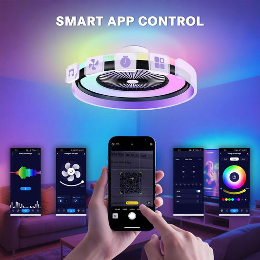 QuietSmart Bladeless Ceiling Fan - VogueLine