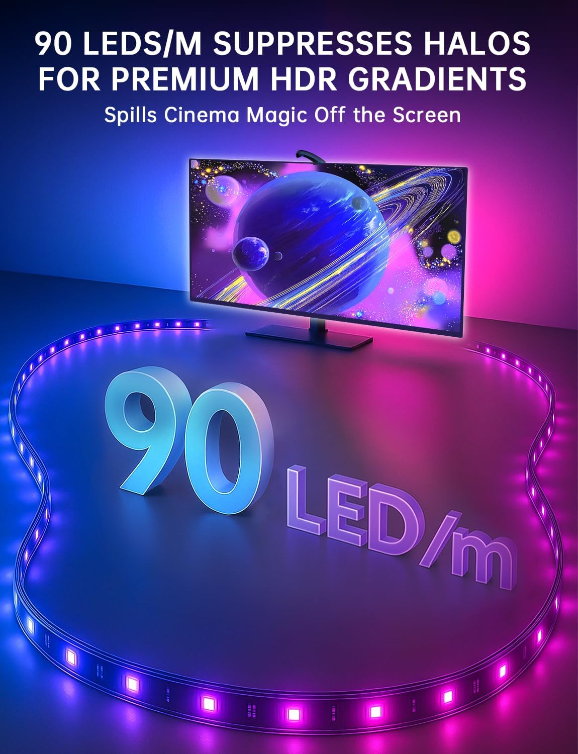 AmbientGlow Ultra TV Backlight Strip - VogueLine