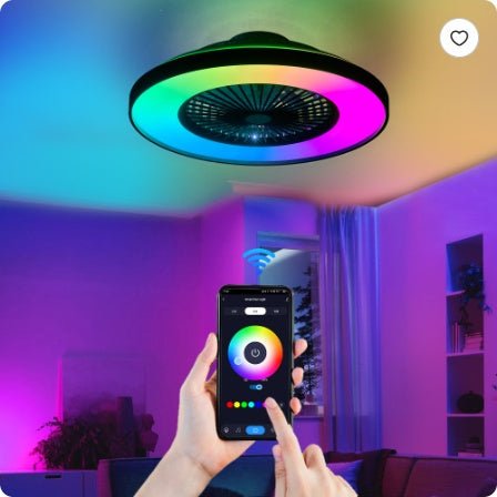 Smart RGB Ceiling Fan Light Smart RGB Ceiling Fan Light - VogueLine