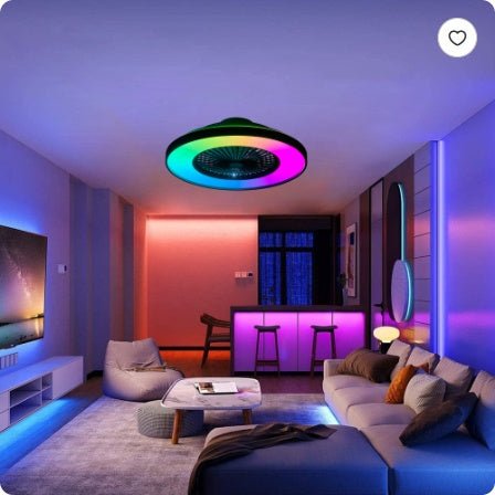 Smart RGB Ceiling Fan Light Smart RGB Ceiling Fan Light - VogueLine