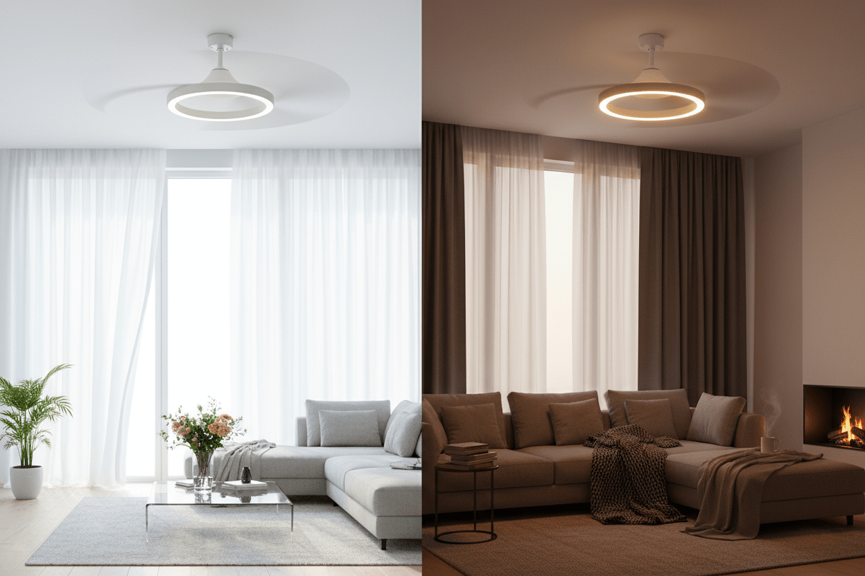 Smart RGB Ceiling Fan Light Smart RGB Ceiling Fan Light - VogueLine