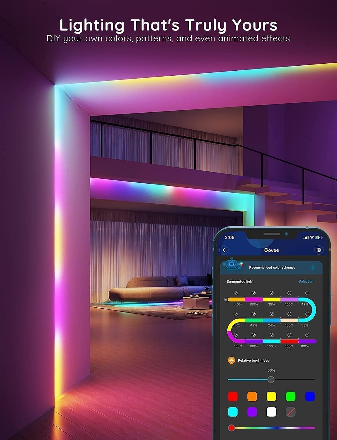 VividFlow Smart LED Strip Lights - VogueLine