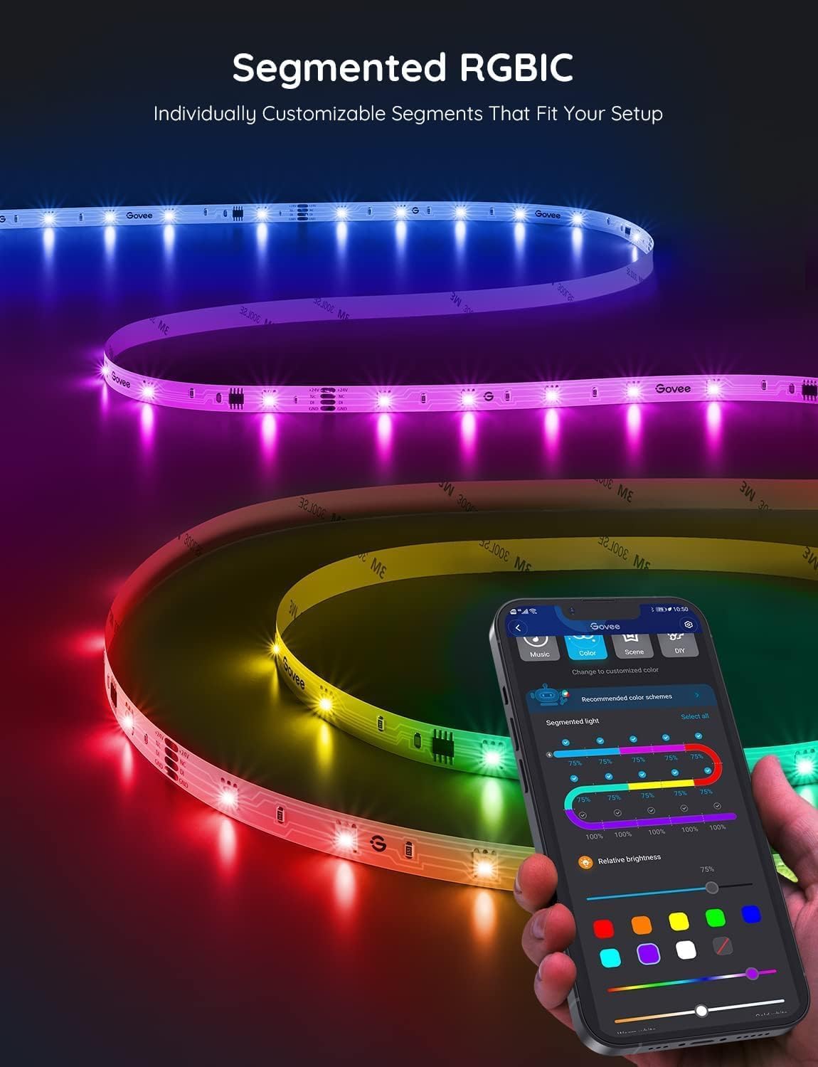 VividFlow Smart LED Strip Lights - VogueLine