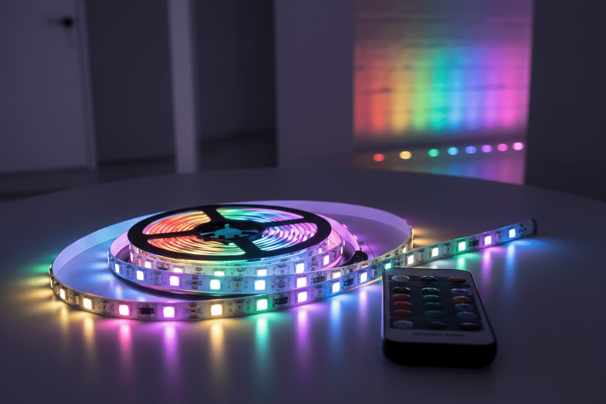 VogueLine RGB Smart LED Strip Bluetooth Remote Lights TV Back Lights - VogueLine